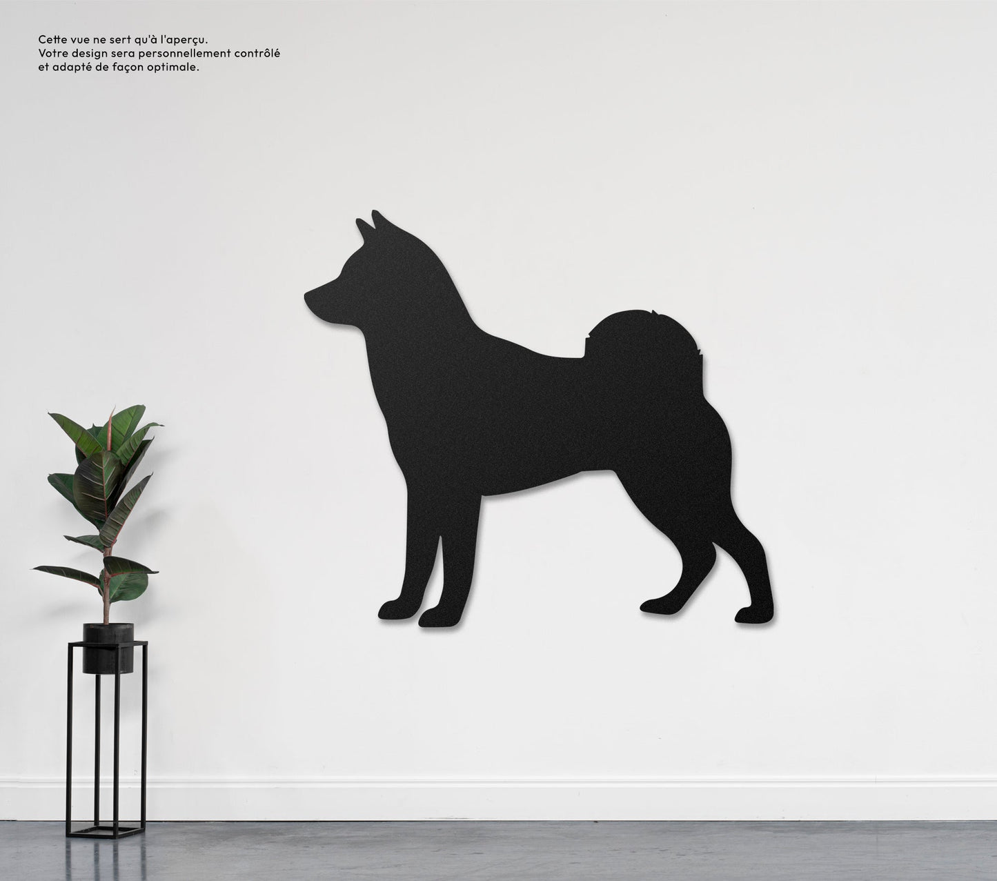 Akita Inu  Sculpture et art mural personnalisé