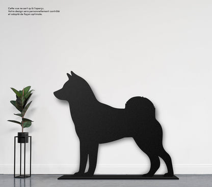 Akita Inu  Sculpture et art mural personnalisé