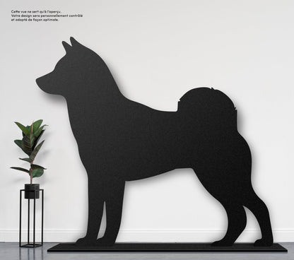 Akita Inu  Sculpture et art mural personnalisé